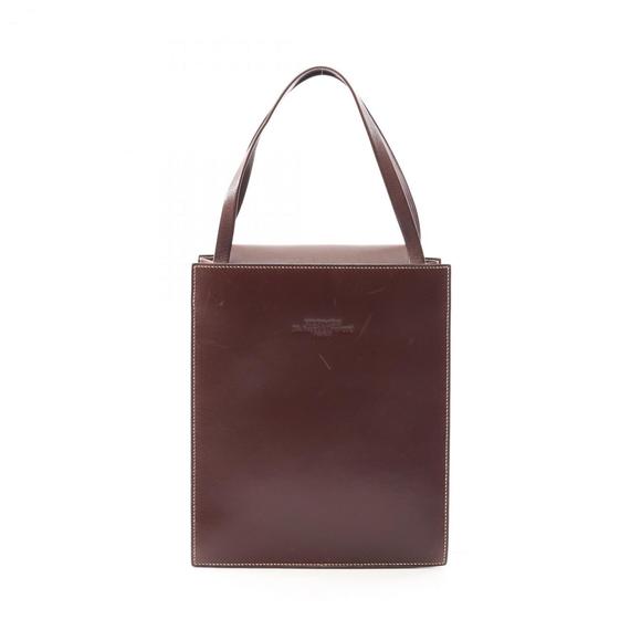 Hermes Hermès Lucy MM handbag in box calf leather, brown. - Picture 1 of 11